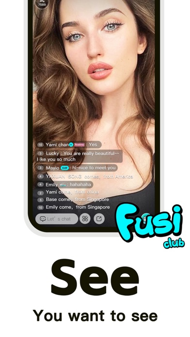 FusiYa-Live Video Chat  Party Screenshot 2 - AppWisp.com