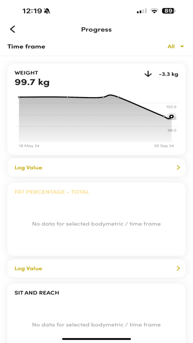 Ripped Fitness Screenshot