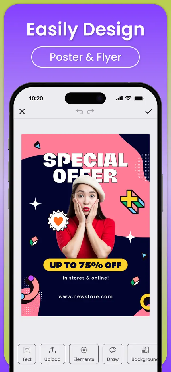 Screenshot #2 pour Poster Maker - Create Flyer