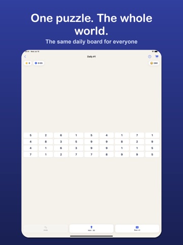 Number-Flow Puzzle iPad screenshot