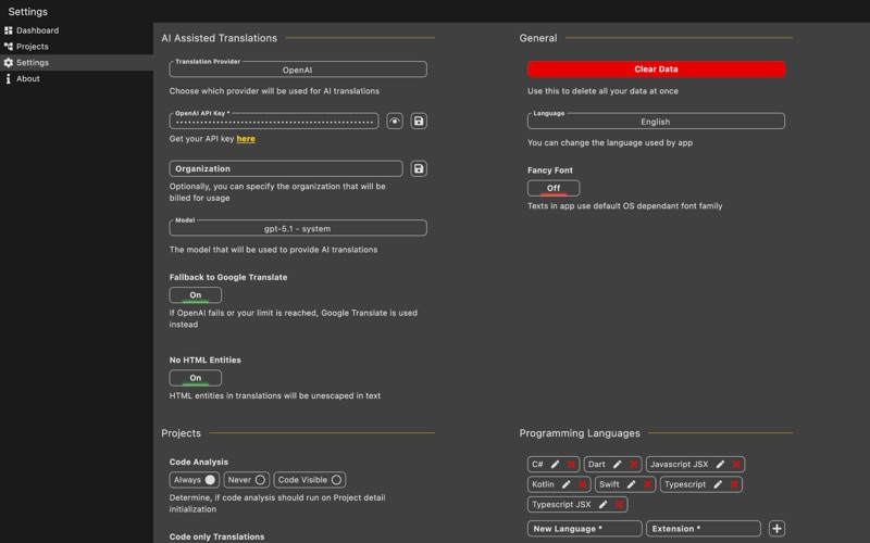 App screenshot