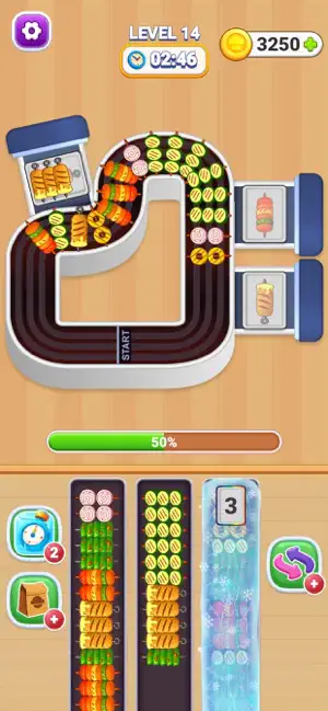 Food Flow: Color Match Puzzle screenshot 2