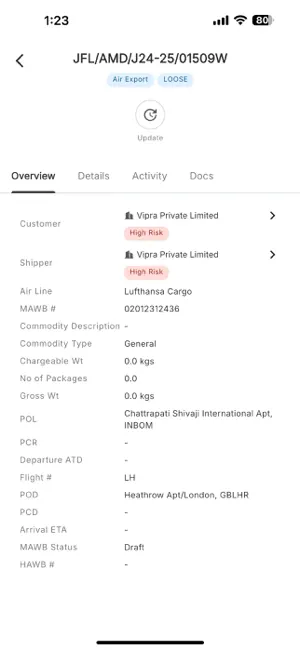 Shipmnts screenshot 3