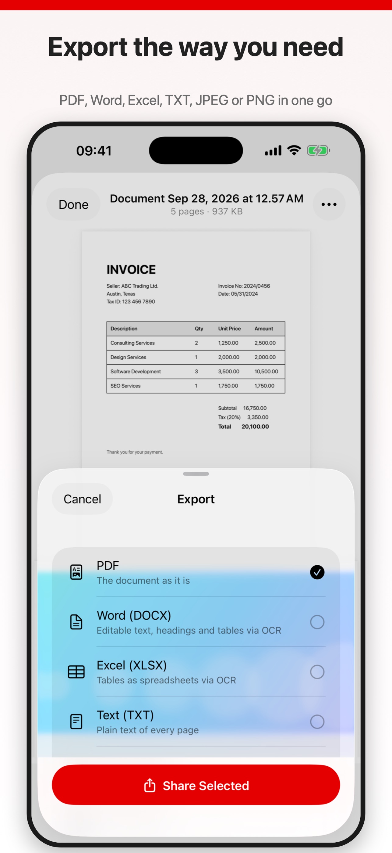 Screenshot 4 of PixDoc: Photo to PDF Converter