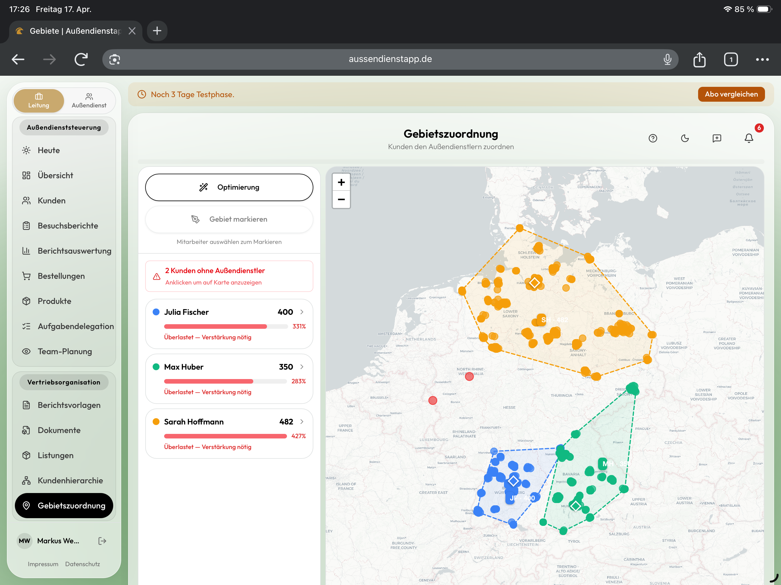 Außendienst App