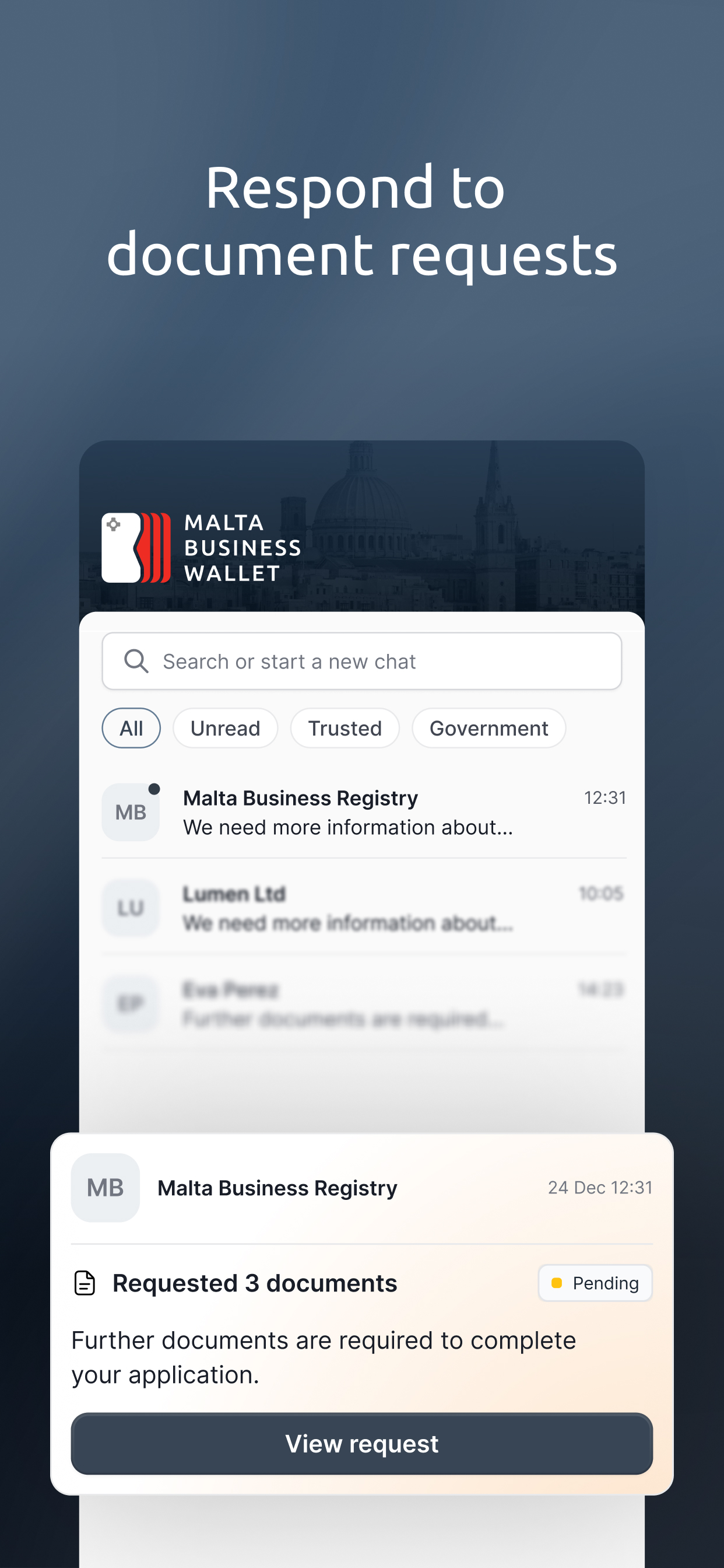 Malta Business Wallet