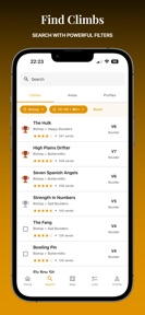 SENDAGE: Climbing Logbook screenshot