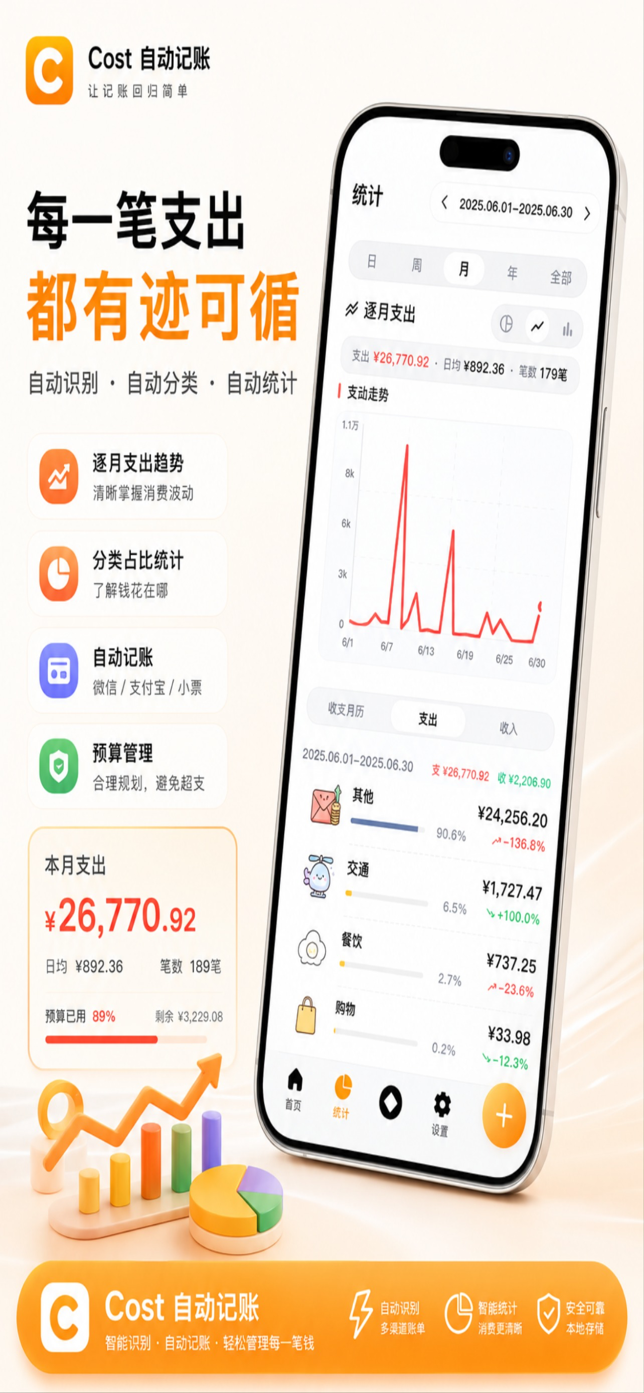 Cost自动记账 screenshot 3