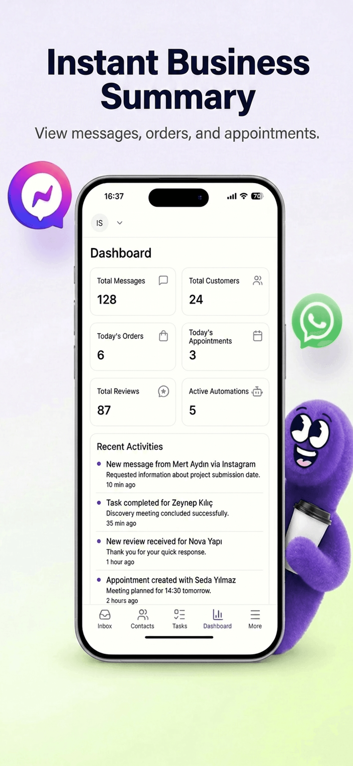 AdaptiveReply: Inbox & CRM