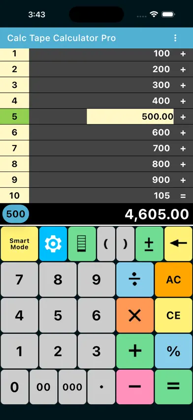 Calc Tape Calculator Pro screenshot 2