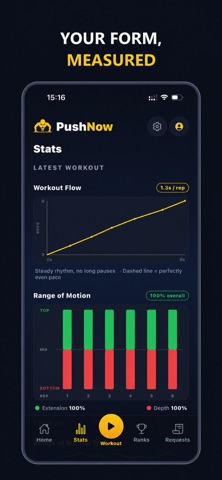 PushNow: AI Push-Up Counter Screenshot 8 of 9