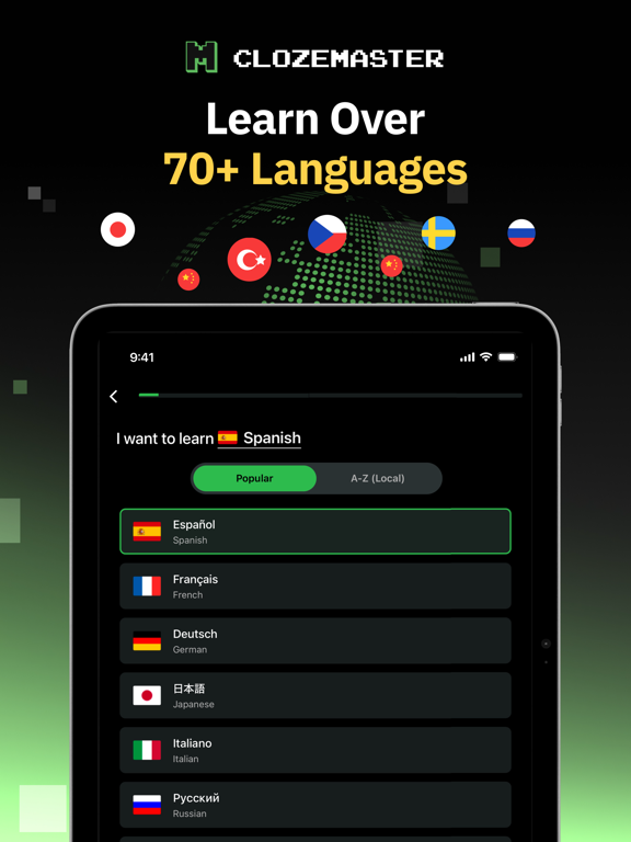 Screenshot #5 pour Clozemaster: Apprendre langues