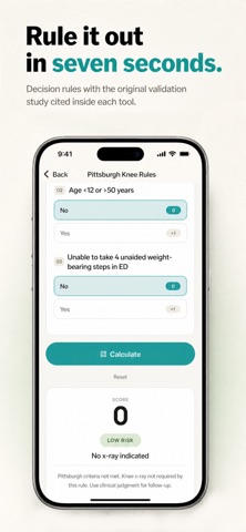 Scores - Medical Calculator screenshot