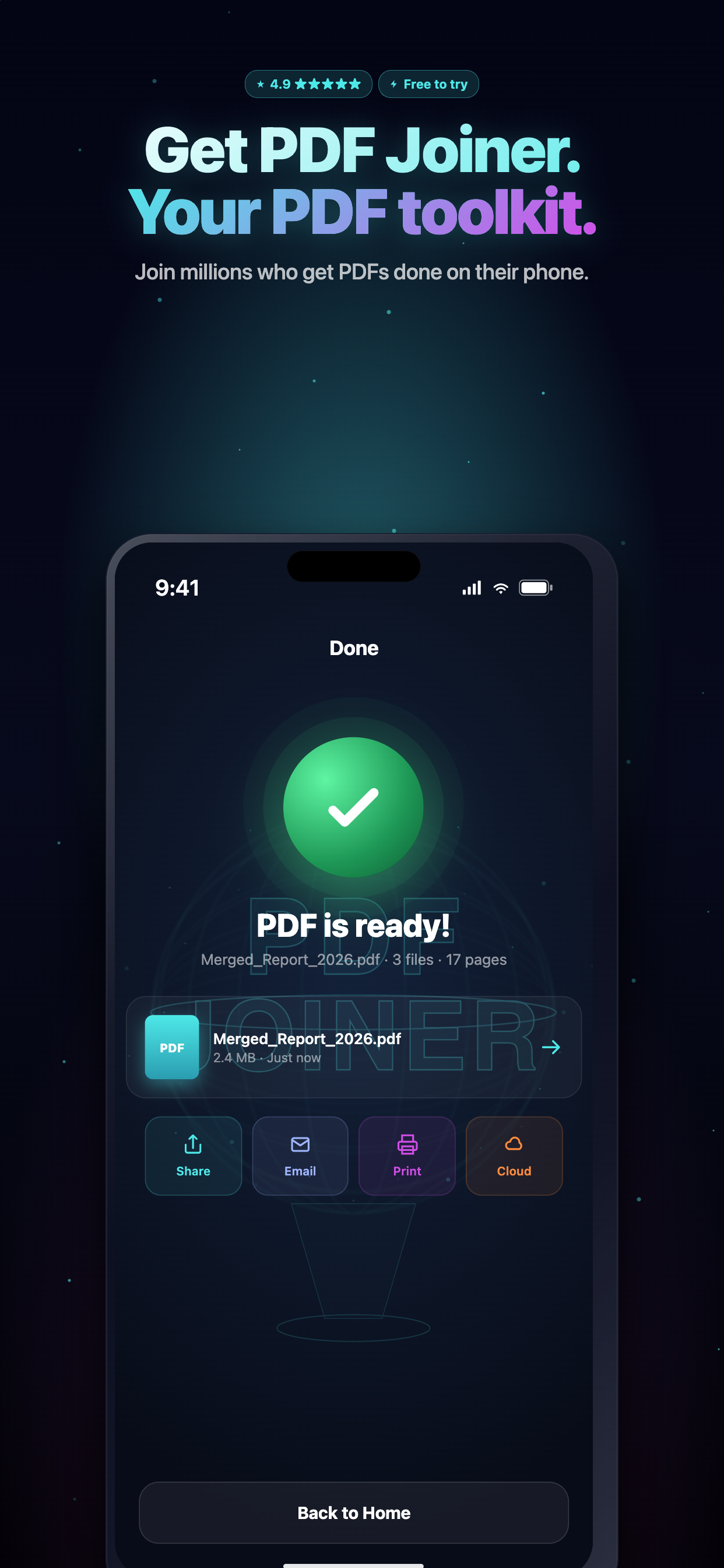 PDFJoiner! screenshot 10