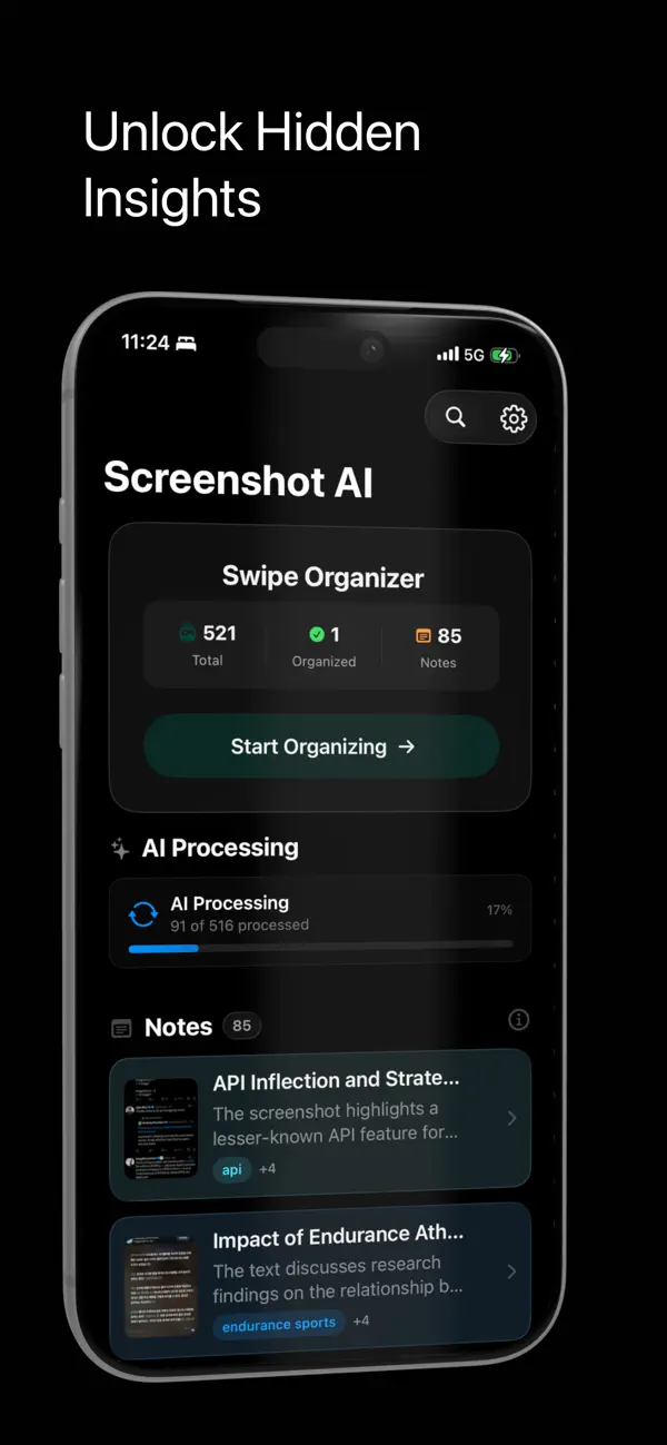 ScreenshotAI - AI Notes 截图 1