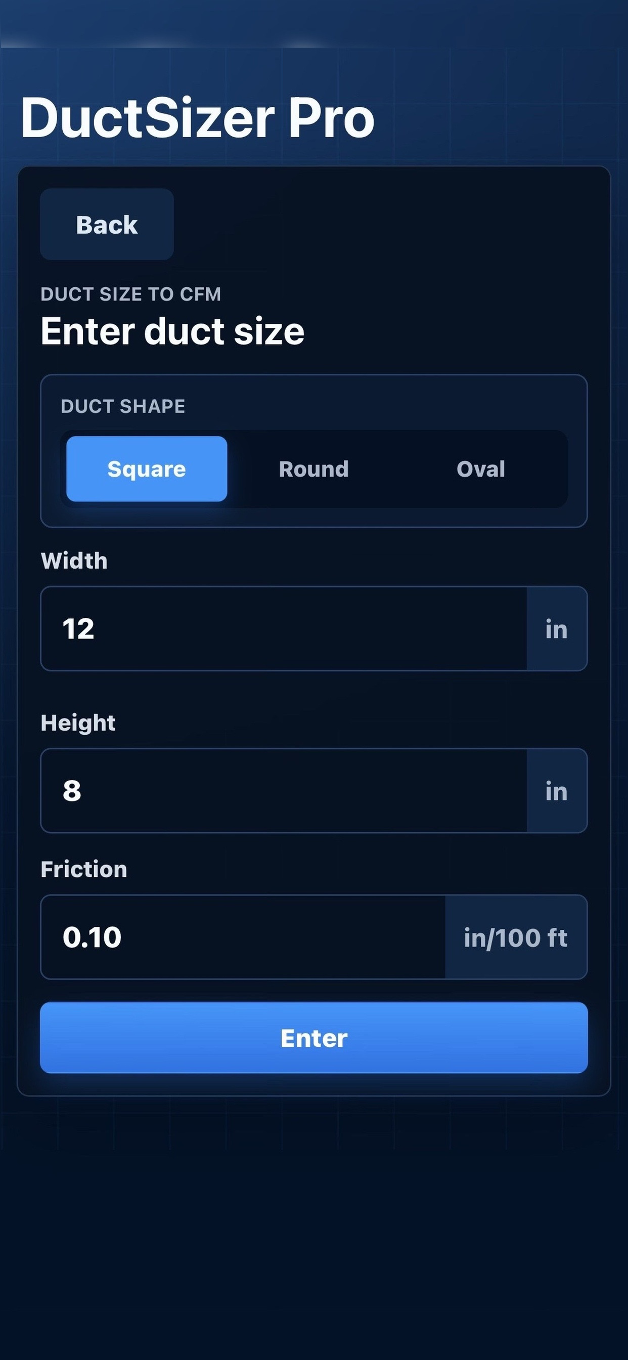DuctSizer Pro