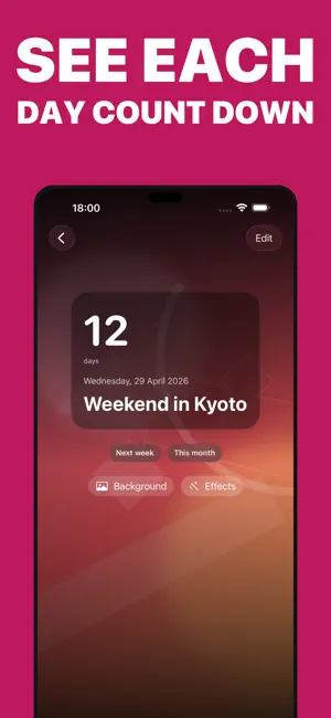 Daymark: Date Countdown screenshot 4