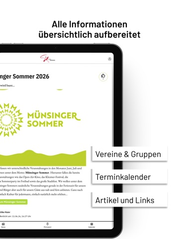 Stadt Münsingen iPad screenshot 4