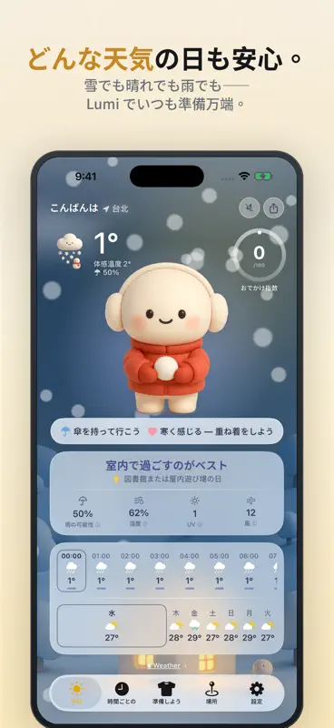 ルミのおてんき星：天気予報・今日の服装 screenshot 5 of 7