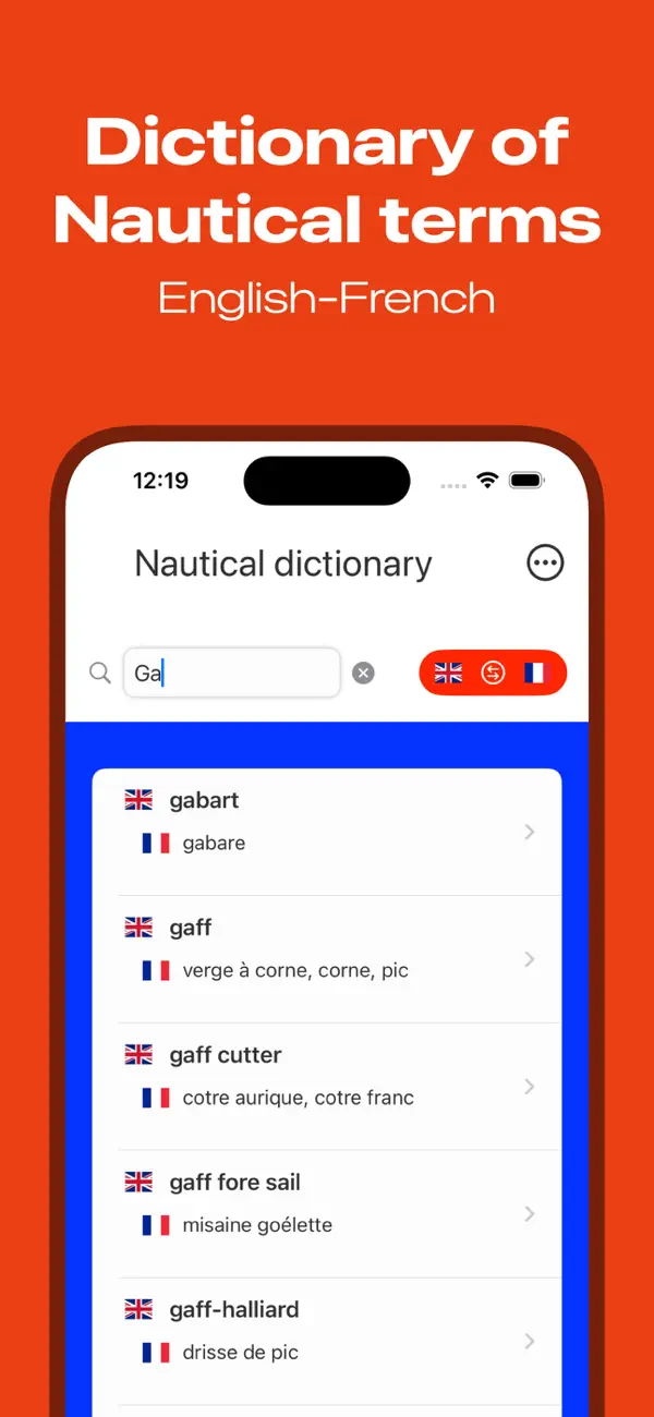 #1. Nautical dictionary (iOS) Podle: Jérôme Goursau
