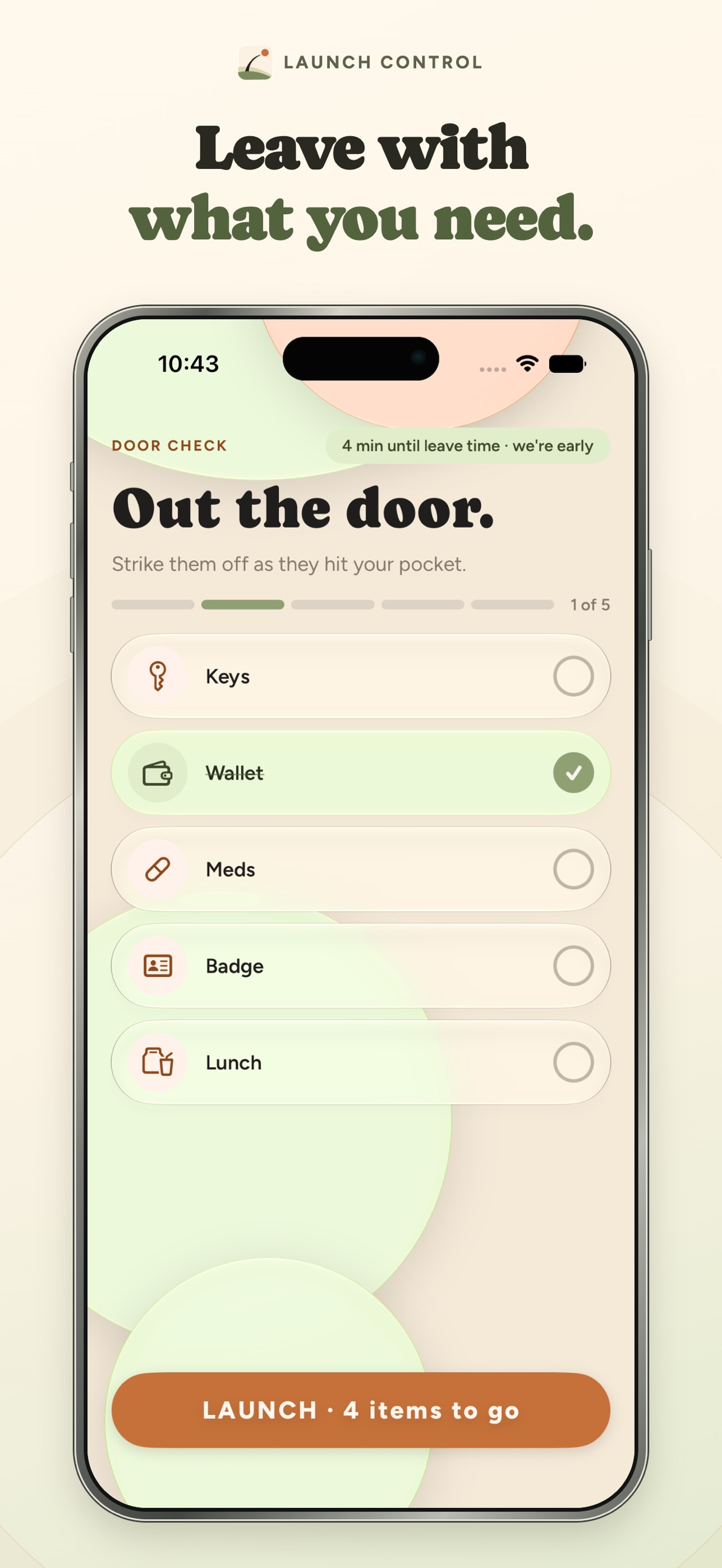 Screenshot 4 of Launch Control Morning Planner