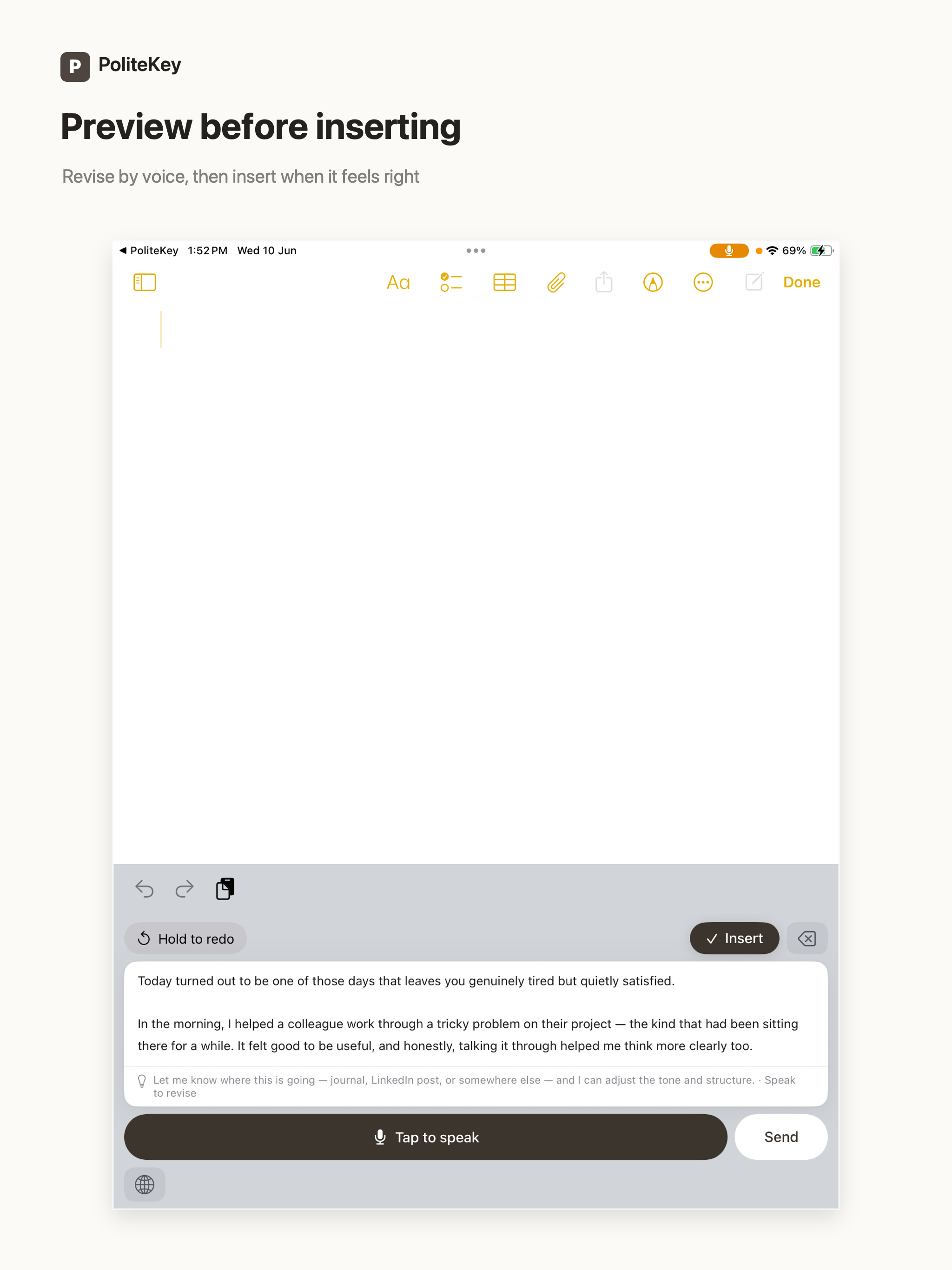 PoliteKey screenshot 8
