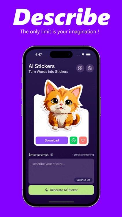 StickAI - Text to Sticker