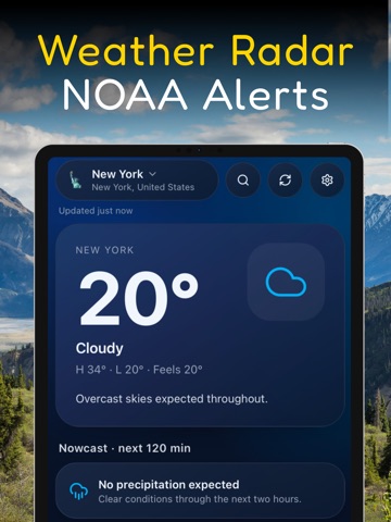 Weather Radar - NOAA Alerts iPad screenshot 1