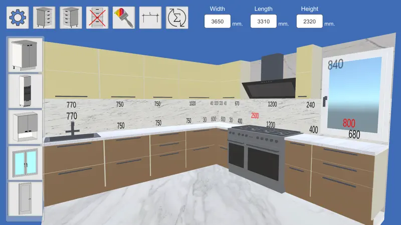 Editor de Cocina 3D screenshot 9 of 10