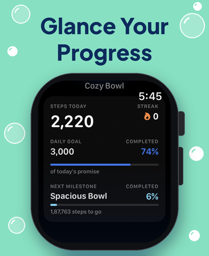 Bubbles: Step Tracker Pet Fish screenshot 13