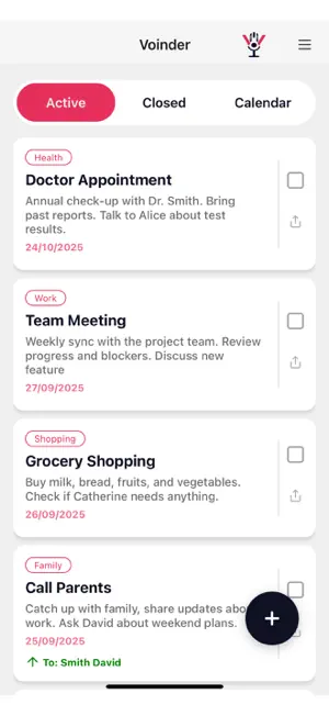Voinder screenshot 2