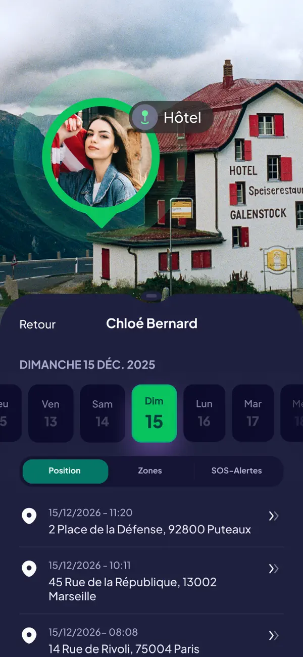 Screenshot #2 pour Localisation téléphone famille