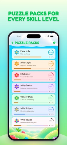JellySplit - Daily Puzzle Screenshot 2 of 5
