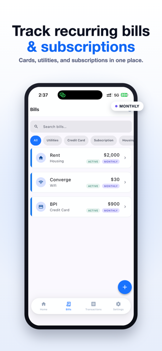 NextDue: Bill Tracker Screenshot 4 of 8