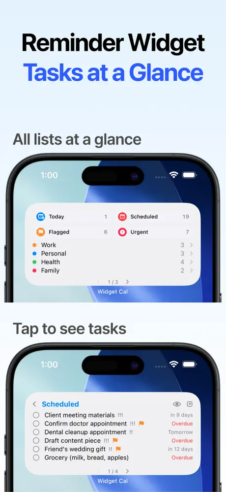 Widget Calendar : Easy&Simple screenshot 2