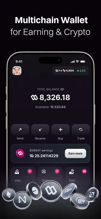Sweat Wallet: Screenshot 2 von 9