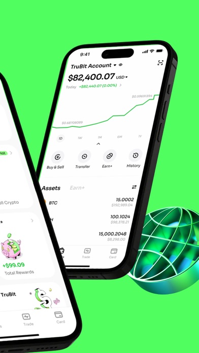 TruBit: Crypto Wallet iPhone screenshot 2 - Finance app