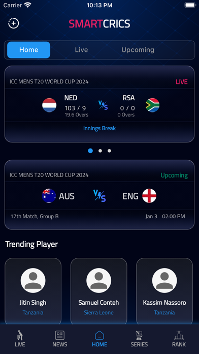 Smartcrics: Live Cricket Score Screenshot