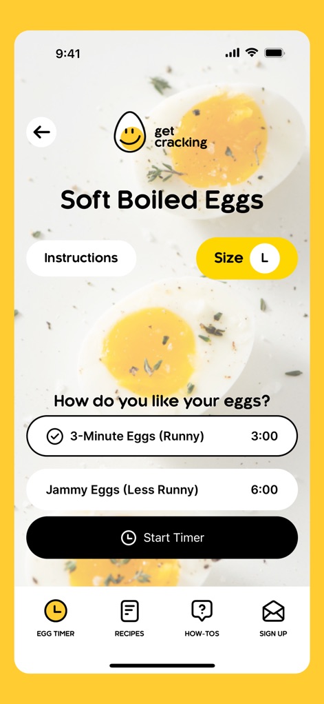 Egg Timer - Food & Drink App | MWM
