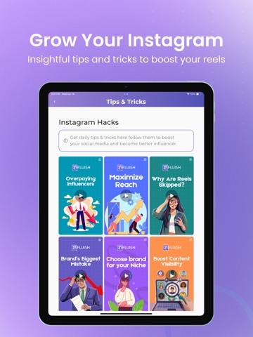Influish: Home of Creators iPad screenshot 5