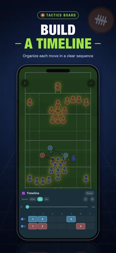 Rugby Board - Tactics - Sports App | MWM