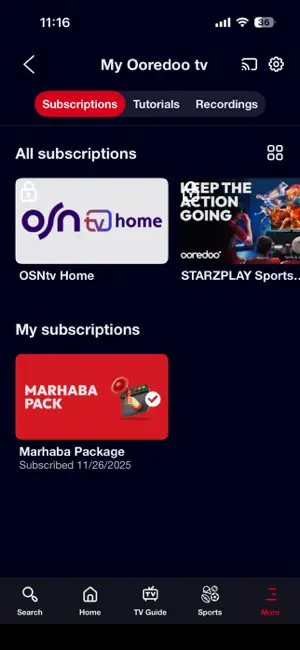 Ooredoo TV screenshot 4