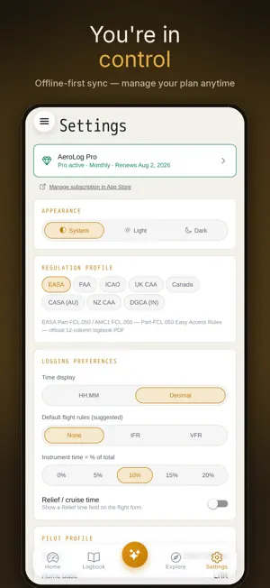 AeroLog: Automated Logbook screenshot 4