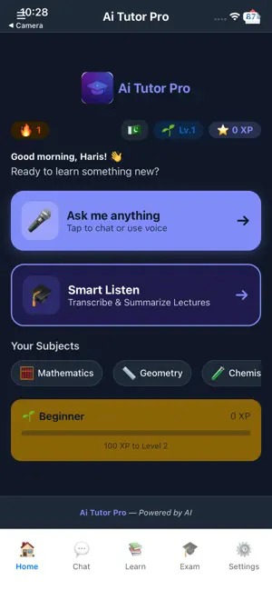 Ai Tutor Pro - Study & Learn screenshot 1