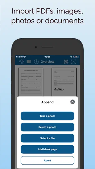 Captura de pantalla de ScanBox – PDF Scanner & OCR en iPhone 7