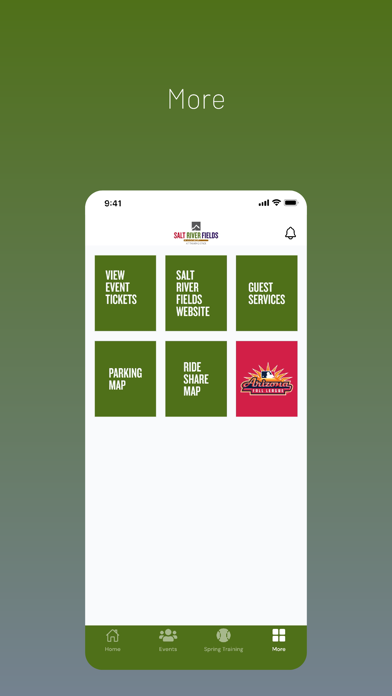 Salt River Fields | Scottsdale iPhone screenshot 4 - Sports app