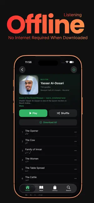 Quran Audio Pro: MP3 Offline screenshot 3