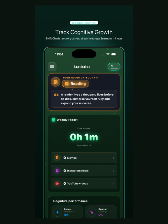 Pomodoro Timer - Grow Focus iPad screenshot