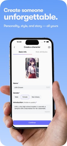 Animorld: Anime Chat iPhone screenshot