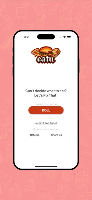 Eatn - What Should I Eat? screenshot 1